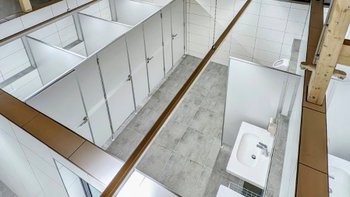 Sanitärgebäude Park Camping Iller