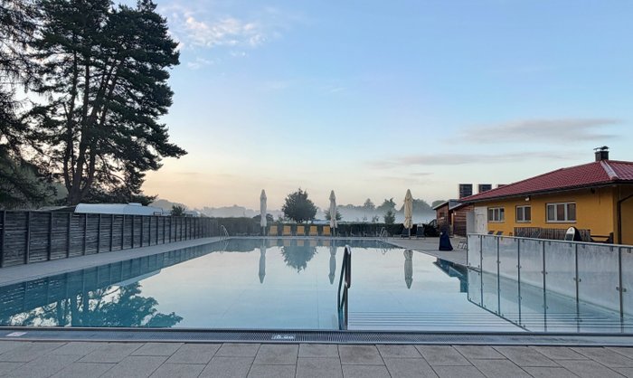 Beheiztes Freibad campingplatz