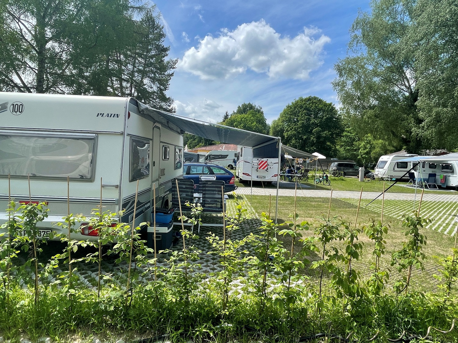 Stellplätze Park Camping Iller