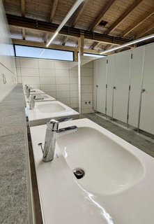 Sanitärgebäude Park Camping Iller