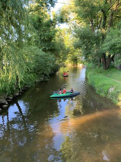 Paddeln Bach Park Camping Iller