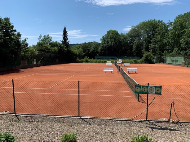 Tennis Camp Park Camping Iller Tennisplatz