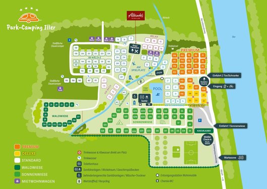 Park camping Iller Lageplan 2023